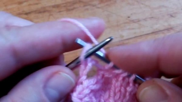 ПОЛУАЖУР спицами КОЛОСКИ