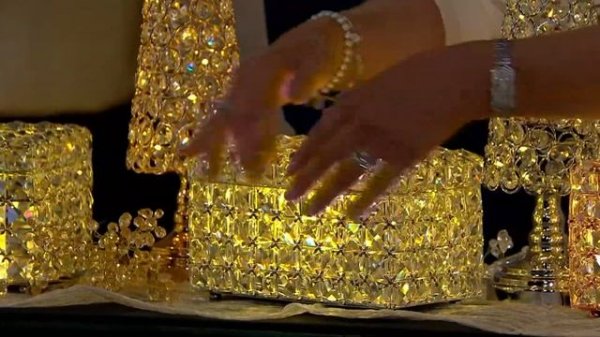 Illuminated Faceted Gem Keepsake Box by Valerie on QVC