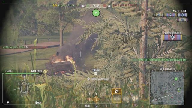 Wot Doppel FV4005 in Action😊 смотреть онлайн