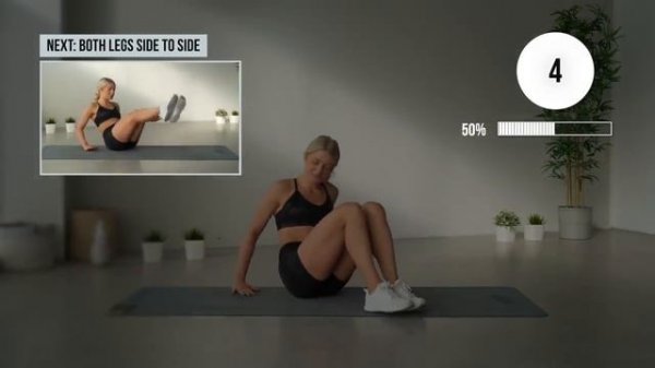 12 минут. Пресс - табата без повторений