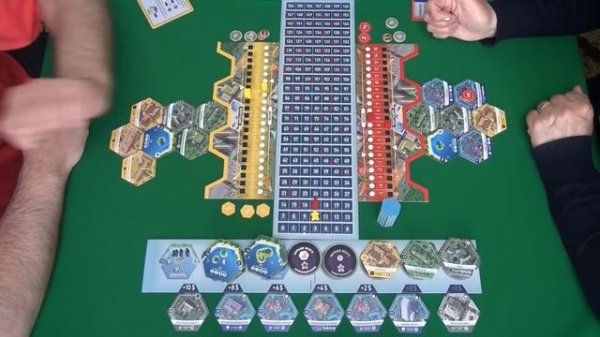 414 ПРИГОРОД - играем в настольную игру. Suburbia board game.