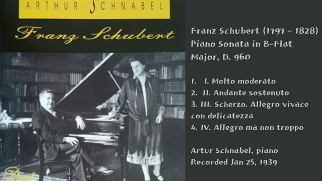 Artur Schunabel - Schubert: Piano Sonata in B flat Major D. 960 смотреть онлайн