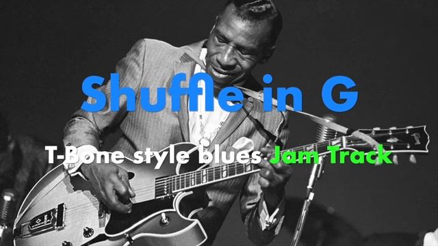 Jam Track: T-Bone Walker style Blues Shuffle in G (Guitar, Sax etc) смотреть онлайн