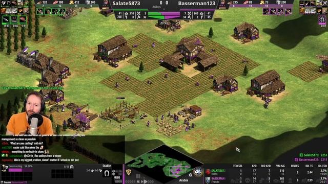 AoE2 Coaching (1300 ELO): Micro Wins Battles, Macro Wins Games смотреть онлайн