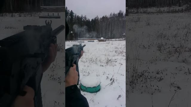 Стендовая стрельба из ВЕПРЯ в исполнении _ШестаК_ смотреть онлайн