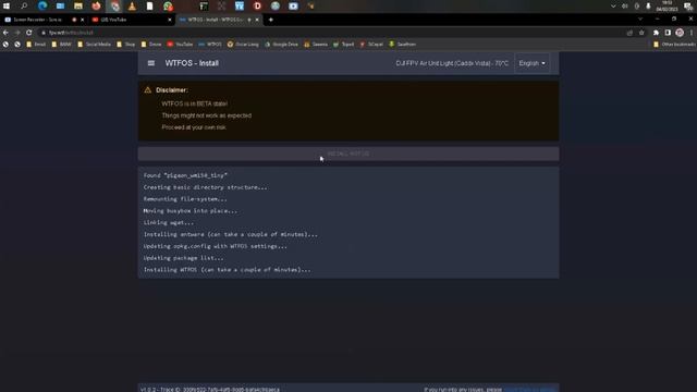 Hack WTFOS - Full OSD DJI FPV Goggles V2 & Air Unit Vista