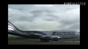 National airlines flight 102 crash animation