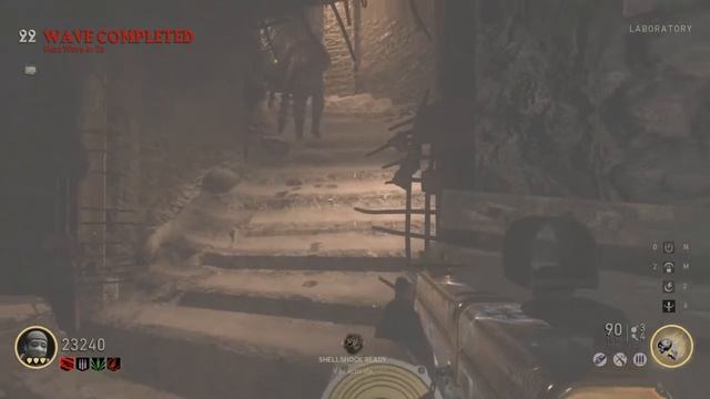 Call of Duty WW2 Zombies Game play Round 38 Single player Save Klaus смотреть онлайн