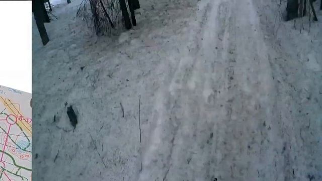 Всероссийские соревнования - лыжное ориентирование в Архангельске, спринт от первого лица! смотреть онлайн