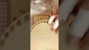 Сумочка из бусин с деренянными донышками. 1 часть #handmade #сумкаизбусин #мк