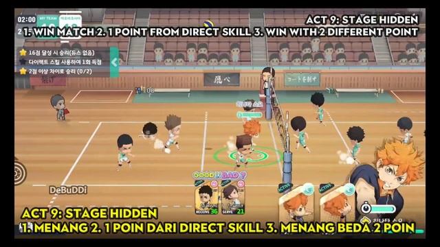HAIKYUU TOUCH THE DREAM JP - EASILY 3 STAR ACT 9 UNTIL ACT 10 NORMAL MODE смотреть онлайн