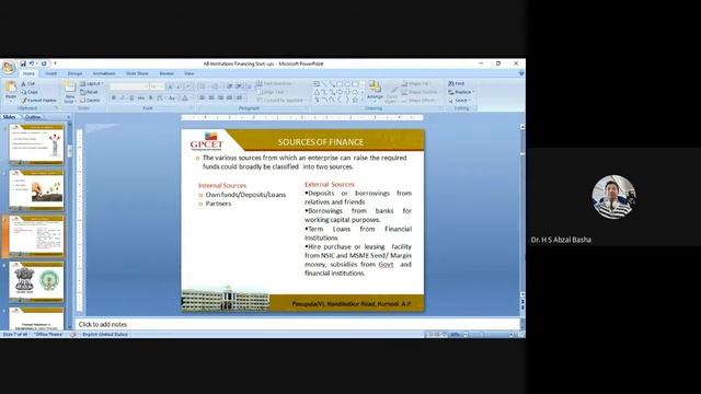 One Day National Workshop on Financial Assistance by Government and Non Government Agencies for MSM смотреть онлайн