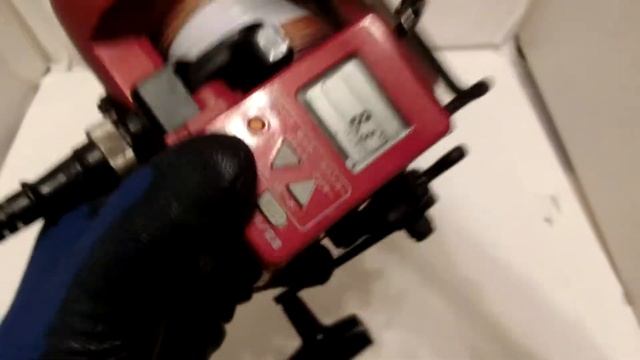 Ryobi AD Dendou 60 Protarget Light-weight Electric reel +Used PE line Very good смотреть онлайн