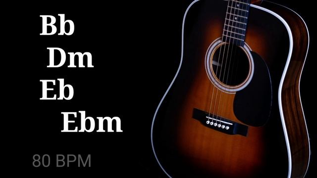 Acoustic Guitar Loop Strumming 80BPM [ Bb Dm Eb Ebm ] смотреть онлайн