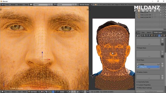 Proses Pembuatan Face Untuk PES 2021 dengan Software Blender смотреть онлайн