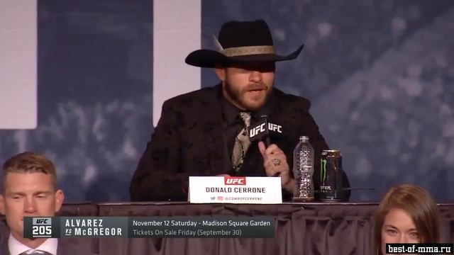 UFC 205 : Пресс Конференции " Conor McGregor vs Eddie Alvarez 12 /11/2016" смотреть онлайн
