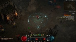 Diablo IV Некромант, волнение крови, яма 100 уровень