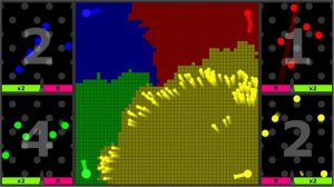 Multiply or Release - Marble Race in Algodoo