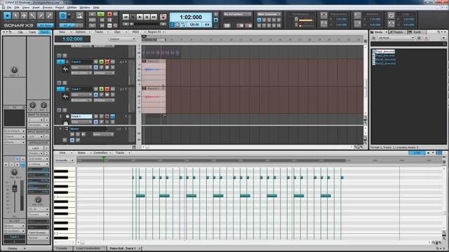 Cakewalk Sonar X3. Les. 15. Grouping Clips, Nudge, Markers
