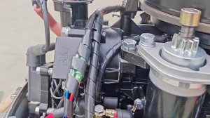 Gladiator 9.9PRO работа мотора с ГБЦ Tohatsu 18