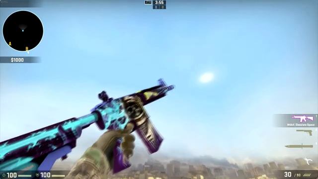 CS:GO - M4A4 | Desolate Space (Well-Worn) смотреть онлайн