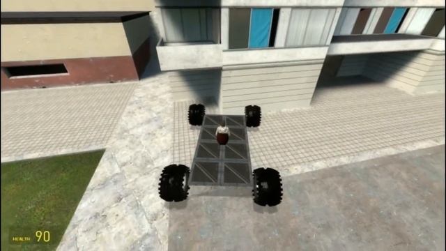 Random GMOD gameplay, how to make a basic car! смотреть онлайн