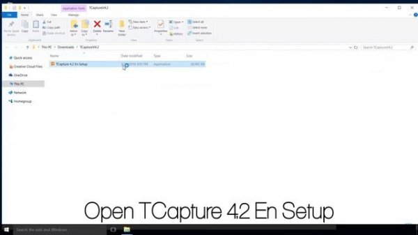 TCapture Installation