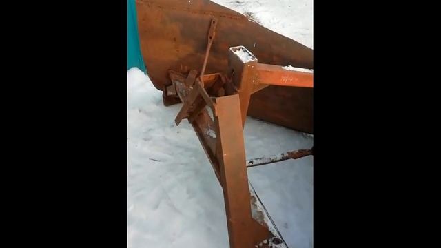 Самодельный Отвал(клин) на мтз смотреть онлайн