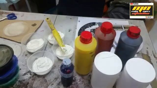 SCREEN PRINT/ TUTORIAL :CMYK+W process смотреть онлайн