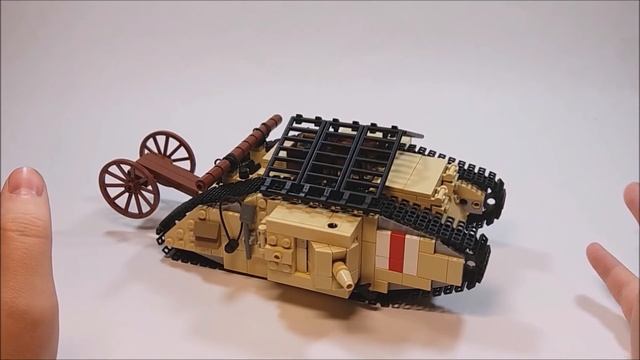 LEGO WWI tank "MARK V".ЛЕГО САМОДЕЛКА смотреть онлайн