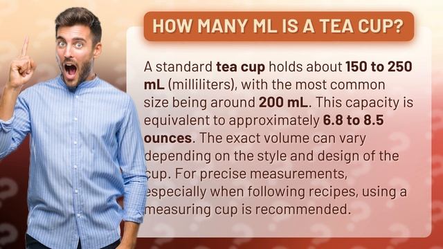 How many mL is a tea cup? смотреть онлайн