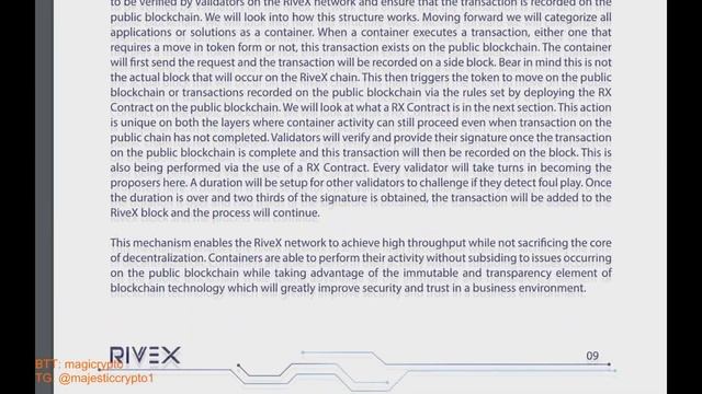 RiveX - безграничная масштабируемость ваших Dapps с помощью Layer-2! Построено на Wanchain! смотреть онлайн