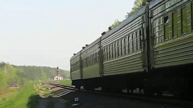 ТЭП70-0210 (БЧ, ТЧ-15 Орша) с поездом №61 СПб - Кишинэу (CFM) смотреть онлайн