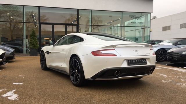 Aston Martin Vanquish finished in Morning Frost смотреть онлайн