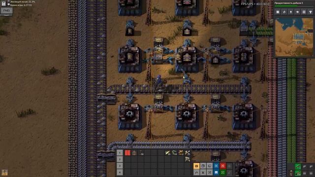 Factorio #3. Молл (Фабрика всего) и первая ЖД. смотреть онлайн