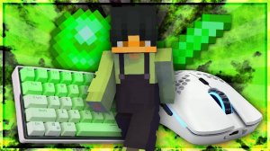 (Telly Bridging) Bedwars ASMR Звуки клавиатуры и мыши _ Hypixel Bedwars[1080p60]]