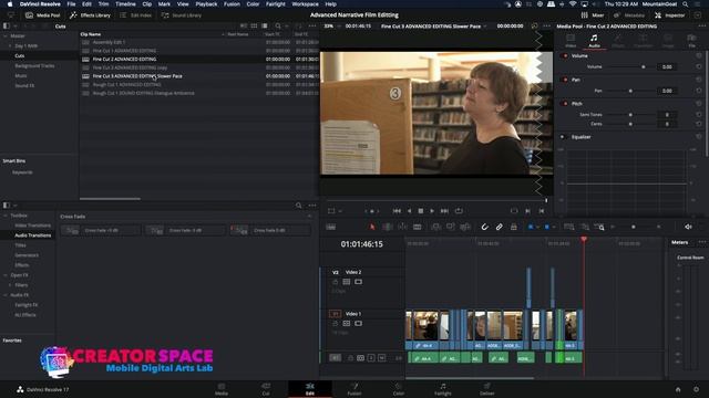Video Editing: Advanced Narrative Film Editing Master Class - Week 4 смотреть онлайн