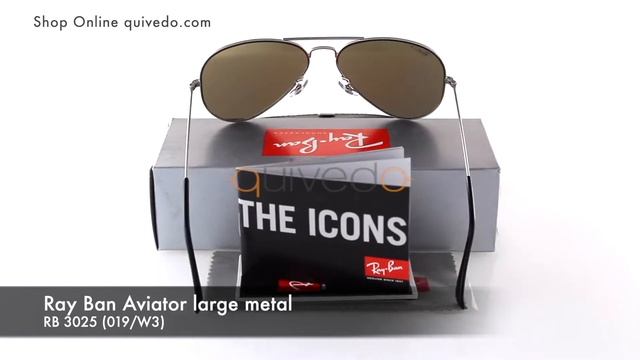 Ray Ban Aviator large metal RB 3025 019/W3 смотреть онлайн