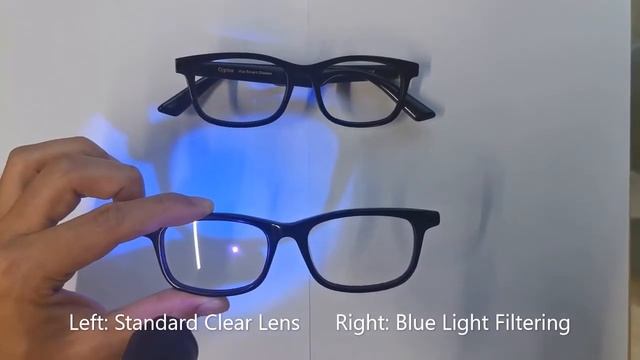 Blue light filtering lenses demonstration смотреть онлайн