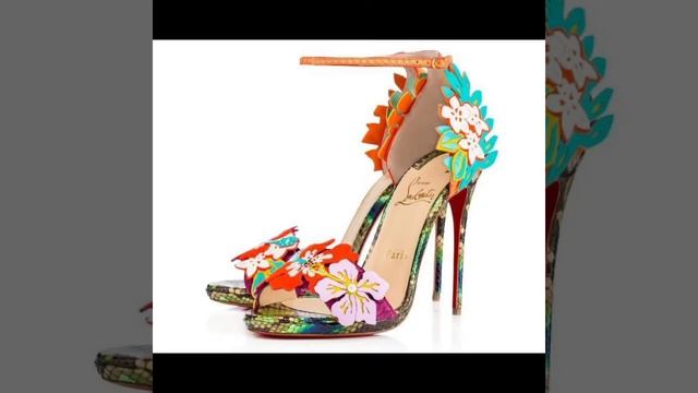 Beautiful and wonderful collection of new floral party wear high heels sandals designs ideas смотреть онлайн