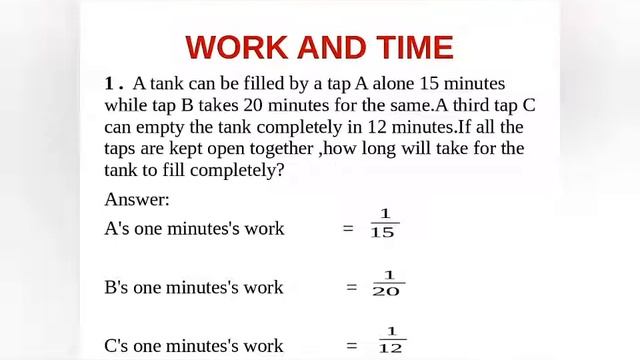 APTITUDE MADE EASY--WORK AND TIME FULL VIDEO FOR BANK PSC RRB SSC UPSC QUANTITATIVE APTITUDE TEST смотреть онлайн