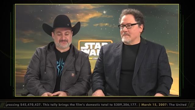 Jon Favreau and Dave Filoni Talk Mandalore, Jaxxon Returns, and More! смотреть онлайн