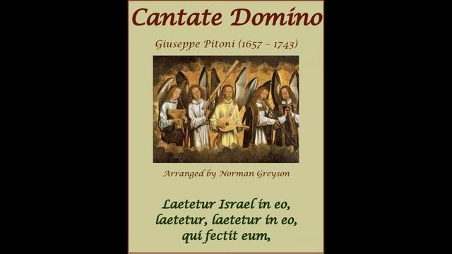Cantate Domino (Giuseppe Pitoni), arr. N Greyson, SSA a cappella, sung by Annette Long Covington смотреть онлайн