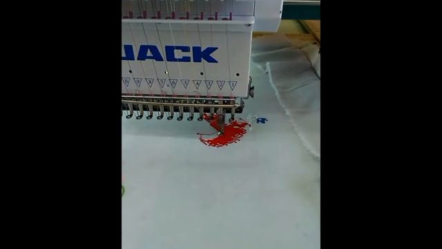 Шестиголовочная вышивальная машина Jack GG1206 смотреть онлайн