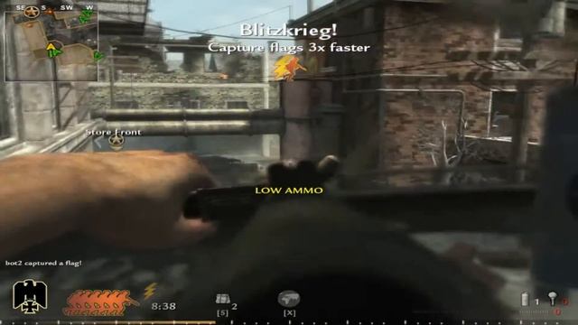 Call of Duty World at War - Wermacht gameplay [BOTS TEST] смотреть онлайн