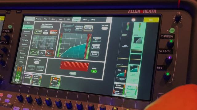 Allen & Heath Manual RMS compressor tutorial 2: drums смотреть онлайн