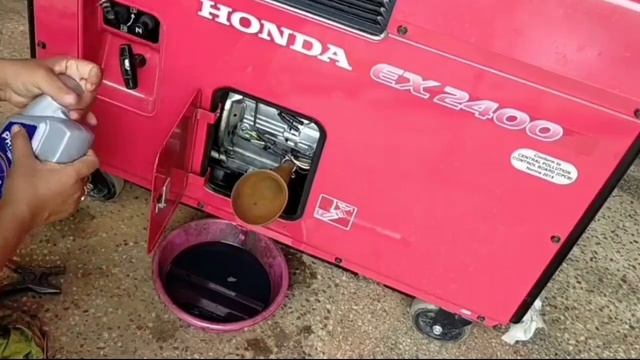 Honda generator engine oil change ex2400s/হুন্ডা জেনারেটর ইঞ্জিন অয়েল চেঞ্জ смотреть онлайн