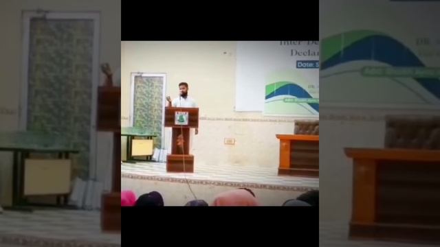 Last Year Speech In University Of Sindh Speech Competition