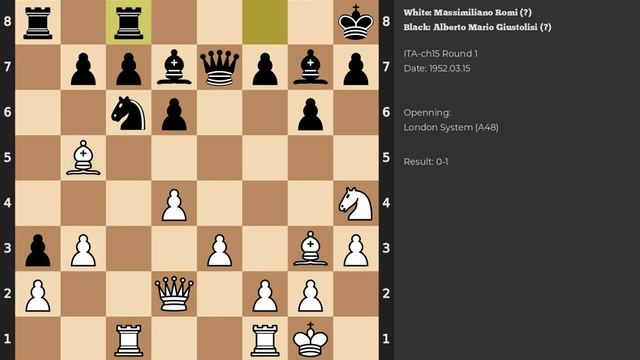 Massimiliano Romi - Alberto Mario Giustolisi | London System | 1952 смотреть онлайн