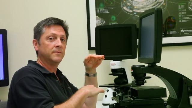 Applying Oil to a fluorescence microscope смотреть онлайн